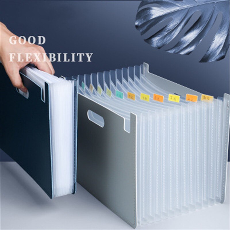 Tiedostokansio paperin järjestäjä säilytysteline monikerroksinen laajeneva laatikkotiedosto toimistotarvikkeet asiakirjapidike pöytäkansio