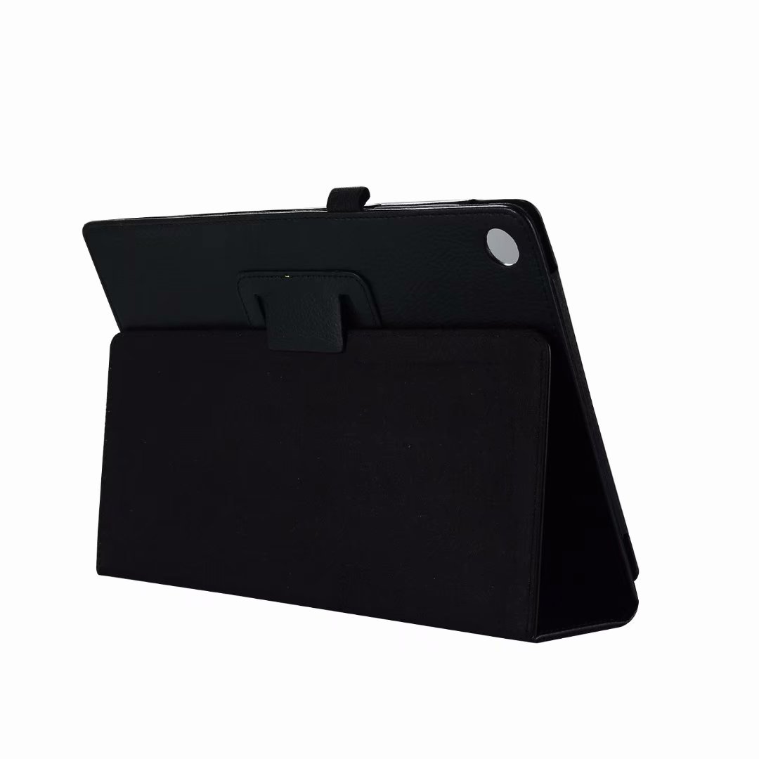 Pokrywa dla Lenovo Tab 4 10 Plus TB-X704F X704L X704 PU skórzany futerał na Tablet Capa dla Lenovo TAB4 10 "TB-X304F X304L odwróć pokrywa: Black