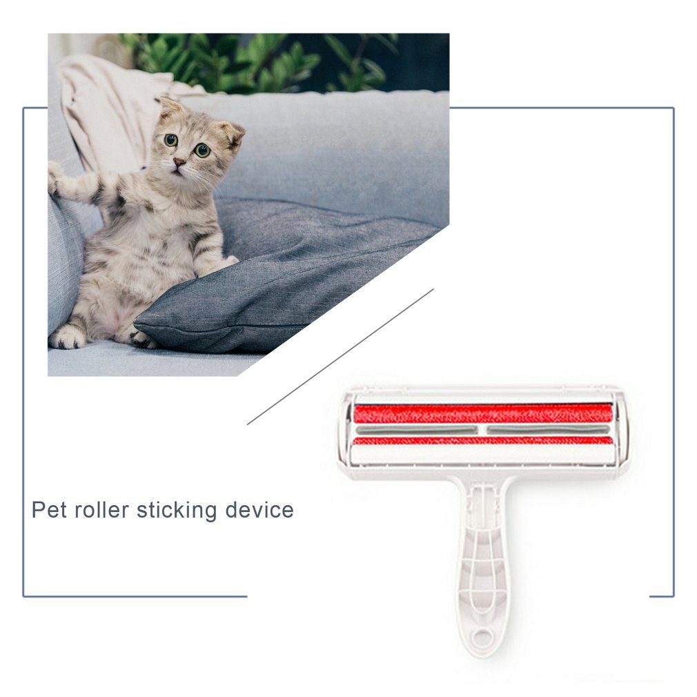 Pet Roller Hair Gluer Pet Hair Removal Cleaner Dog Cat Brush Furniture Carpet Remove Cat And Dog Hair