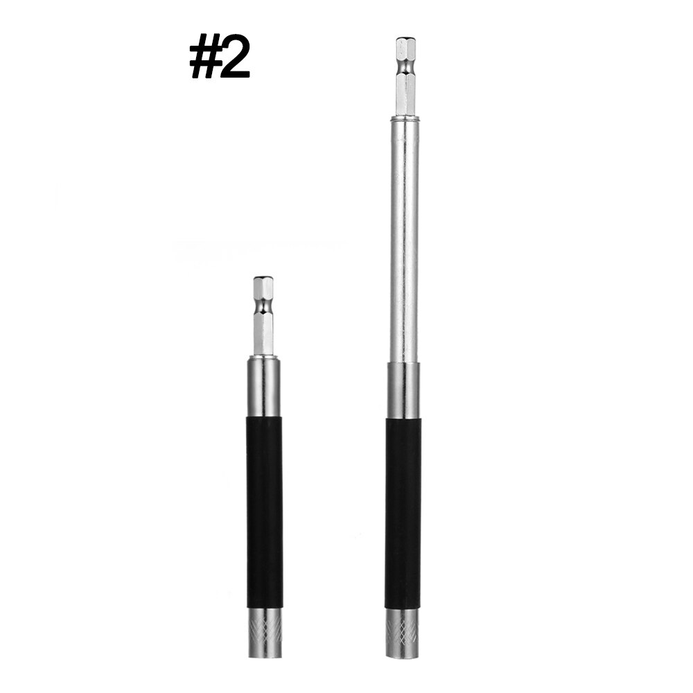 80/120/140mm Magnetic Quick Release Screwdriver Bit Holder Conversion Telescopic Electric Drill Extension 1/4" Hex Shank for Rep: 120mm