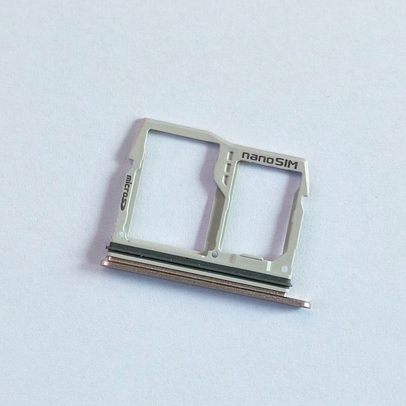 10 pz/lotto Sim + micro SD carta lettore Supporto Del Vassoio fessura Impermeabile Contenitore di Ricambio per LG G6 H871 H872 LS993 VS998 H873