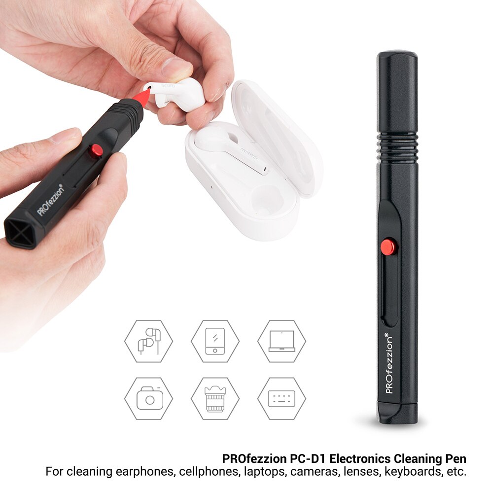 Elektronica Reiniging Pen Camera Lens Cleaner Multifunctionele Aluminium Cleaning Pen Voor Airpod Camera Lens Digitale Producten