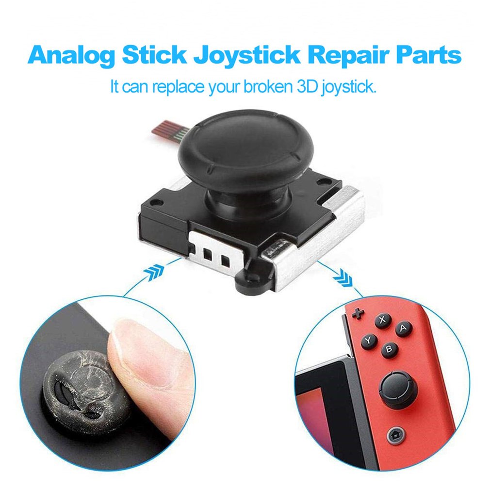 Pour commutateur JOY-CON NS gauche/droite poignée Rocker pouce bâton Rocker Joystick contrôleur analogique réparation 3D pour Nintendo Switch