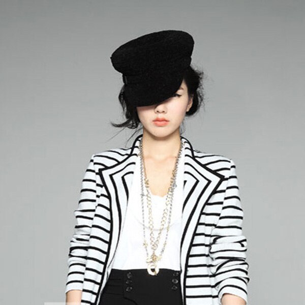 Men Women Casual Cap Flat Top Vintage Simple Chic Breathable Hat TT@88
