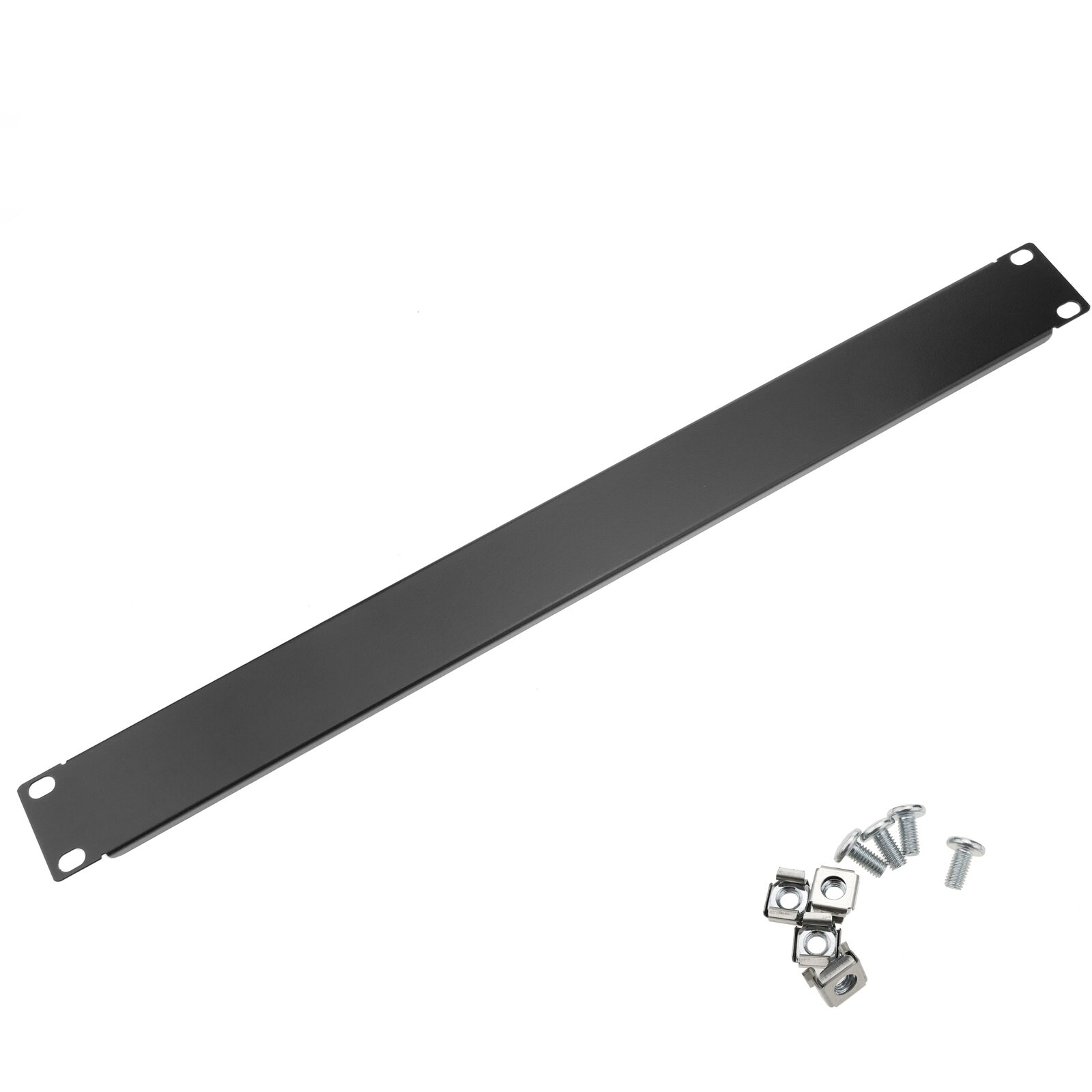 RackMatic-1U blind Panel for 19 &quot;rack cabinet black lid