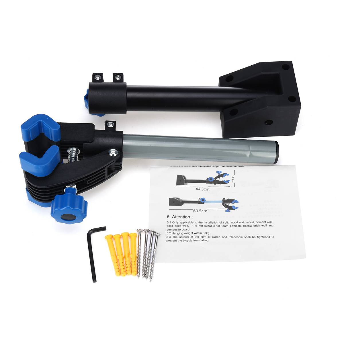 Bike Stand Indoor Bike Storage Bike Wall Mount for MTB Bike Rack Bracket Holder Garage Hangar Maintenance Repair Work Bracket