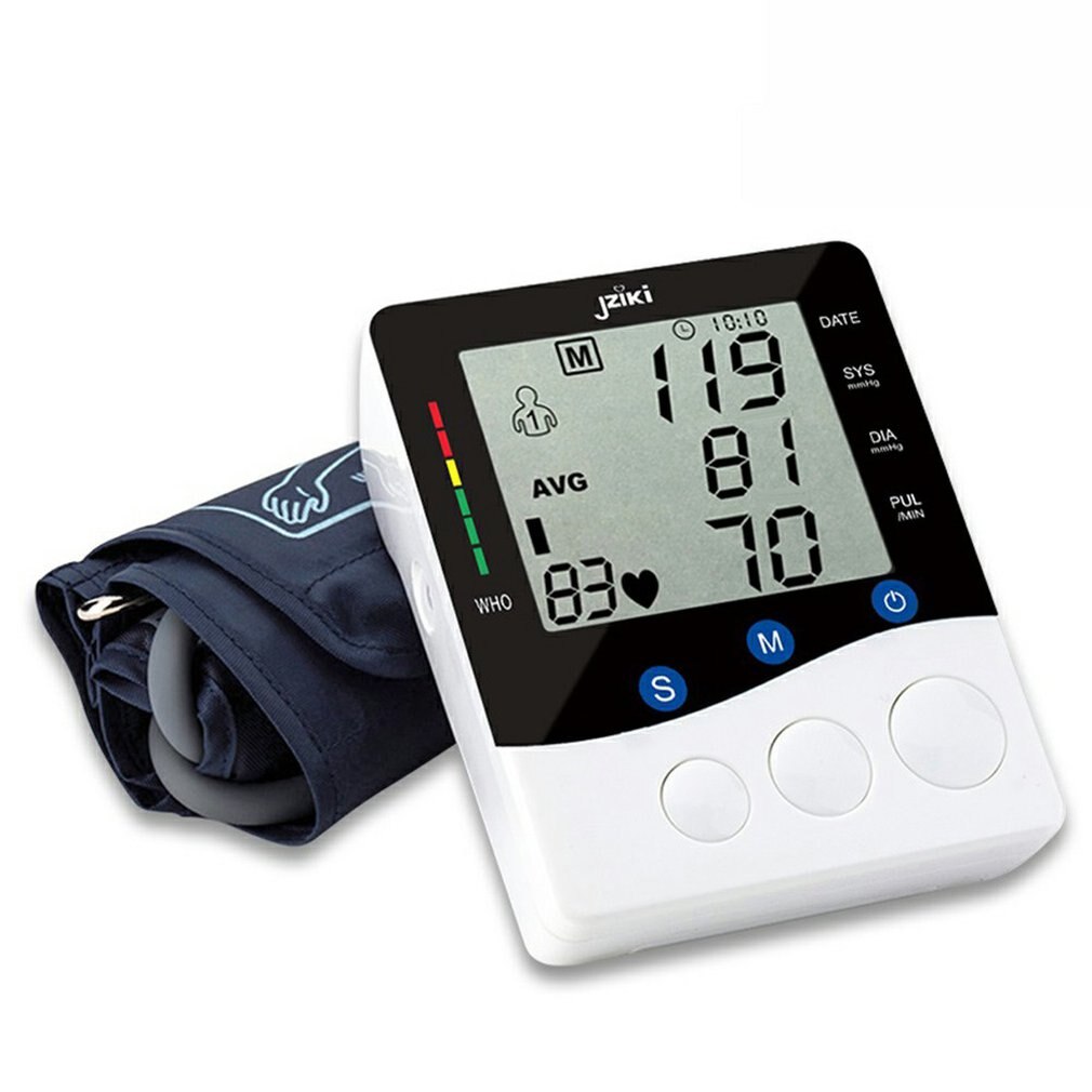 ZK-W868 Arm Soort Groot Scherm Elektronische Draagbare Bloeddrukmeter Monitor Nauwkeurige Meting Elektronische Hematomanometer