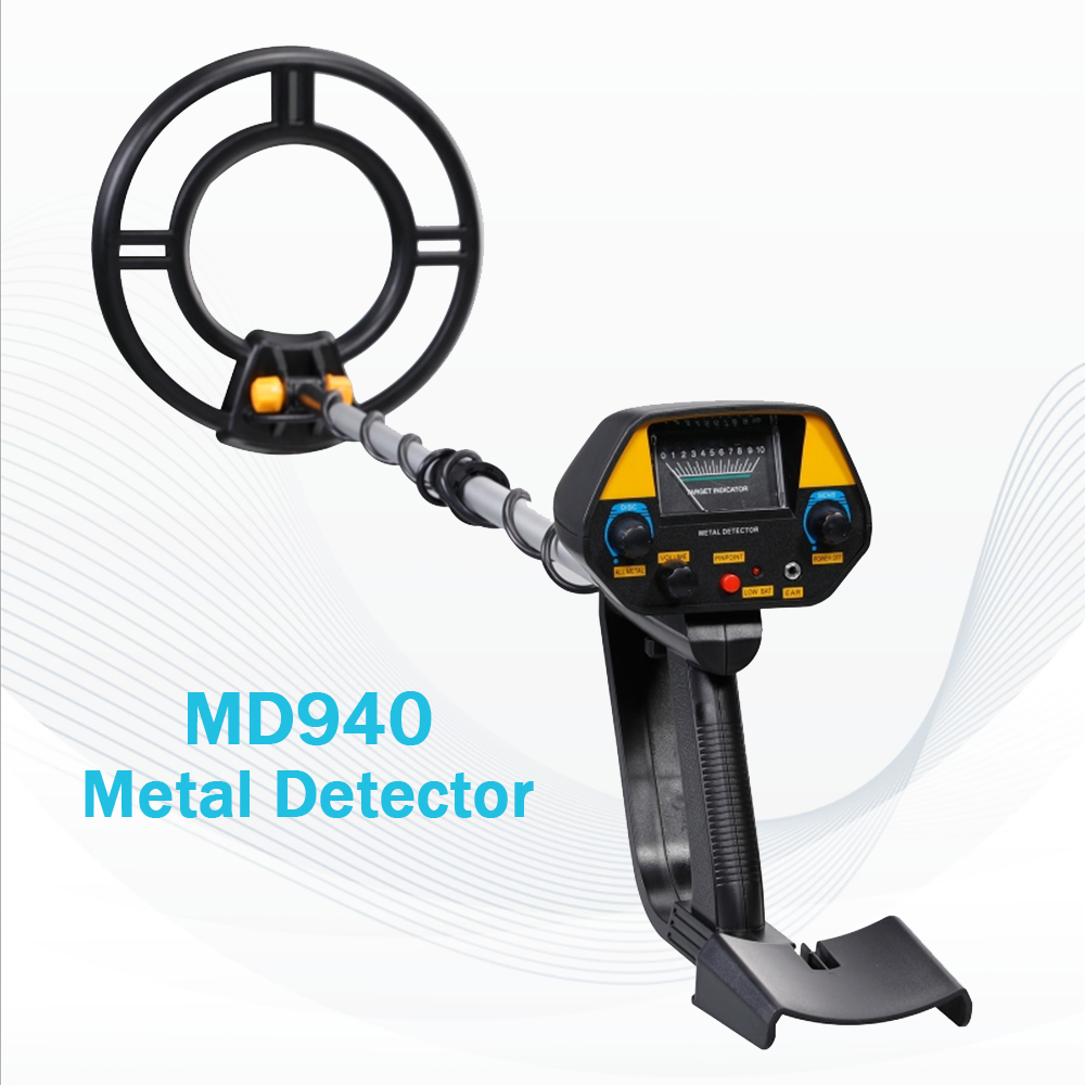 MD940 Ondergrondse Metaaldetector Hoge Gevoeligheid Gold Detector MD4080 Met Waterdichte Spoel Alle Metalen &amp; Schijf Modus Pinpoint