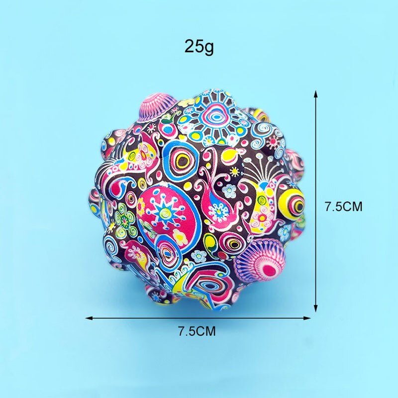 Pop Stress Ball Fidget Toy with Printed Pattern 3D Silicone Push Bubble Stress Anti-Anxiety Squeeze Sensory Bubbles Popping: 8