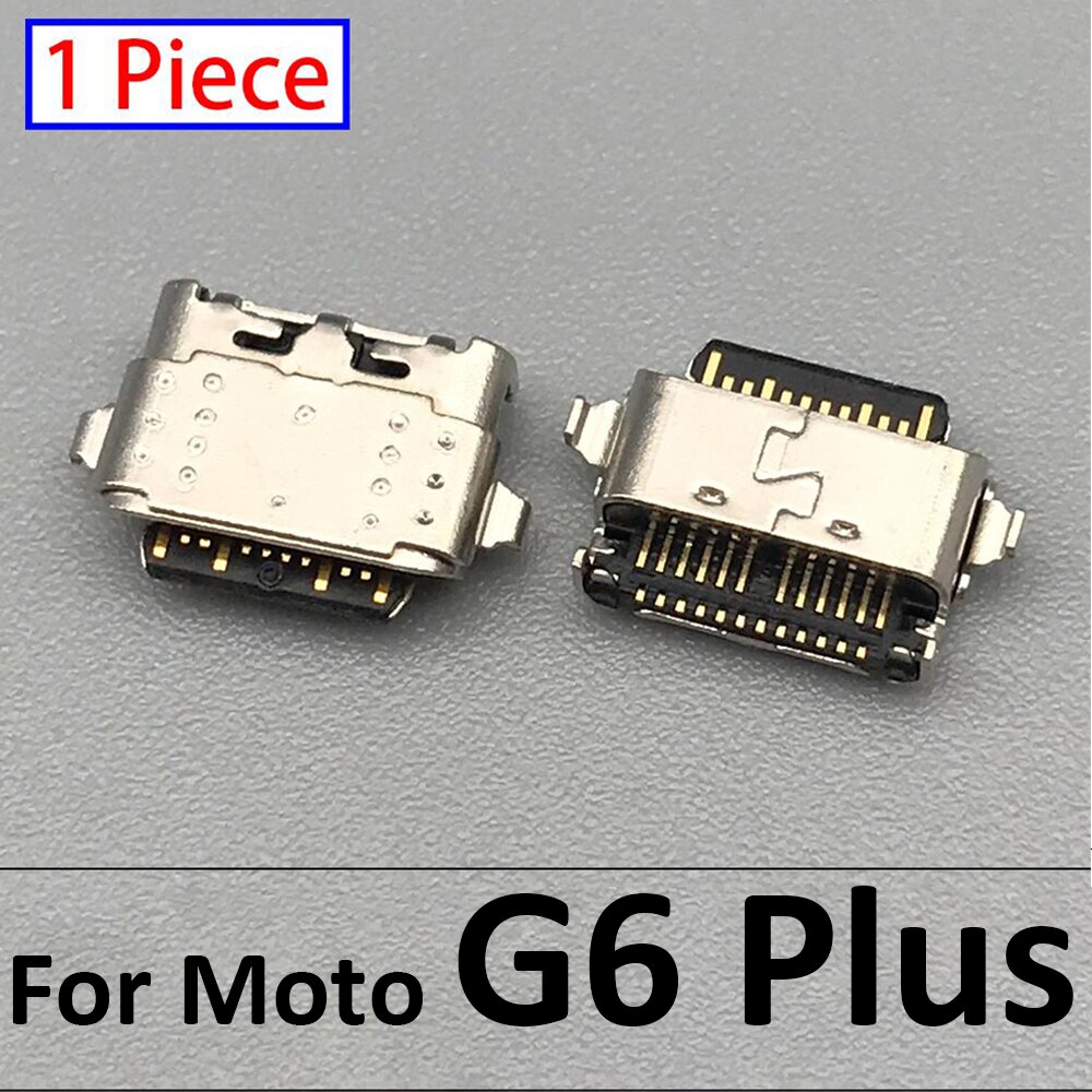 Conector de cargador USB tipo C, Conector de puerto de carga de datos para Motorola Moto G3 G4 G5 G5S G5S G6 G7 Plus G8 Power Play: Moto G7