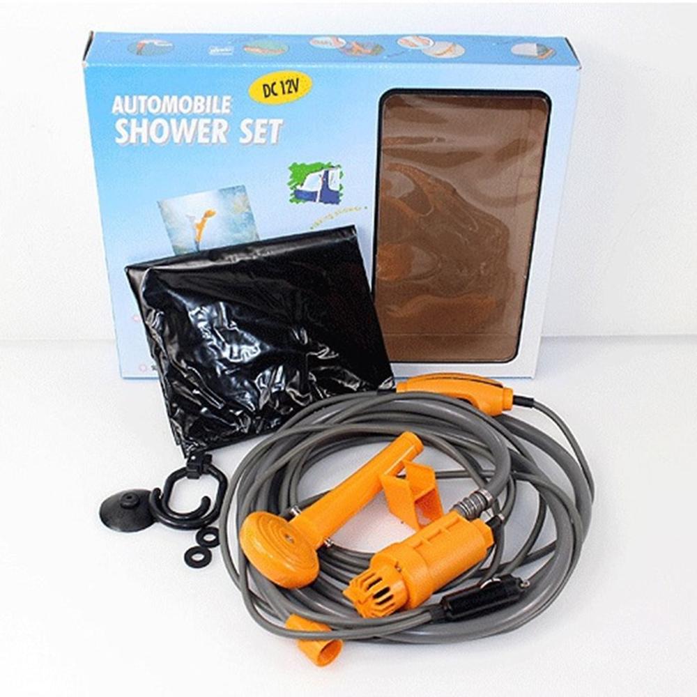 Mini douche de voiture intelligente Portable DC 12V, outils de nettoyage de voiture à une touche, système intégré pour Camping randonnée