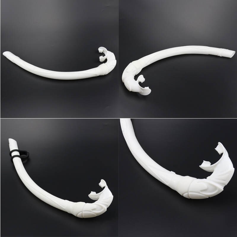Tubo de buceo de silicona Flexible y plegado FDA, para adultos, buceo, pesca submarina, buceo libre, enrolladas