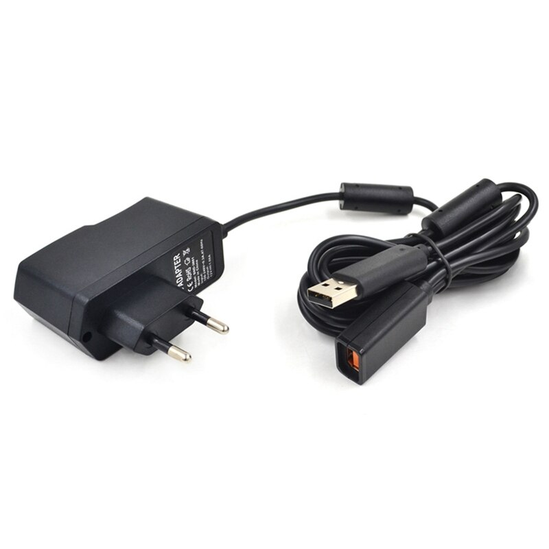 USB AC Adapter Power Supply Cord For Xbox- 360 kinect Sensor Converter Cable: EU