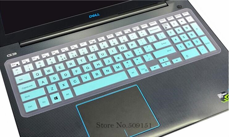 15 17 inch laptop toetsenbord cover skin Voor Dell Inspiron Ins 15 3000 5000 15CR 5547 15MR 3542 5547 15C 7559 3542 5547: GradualSkyblue