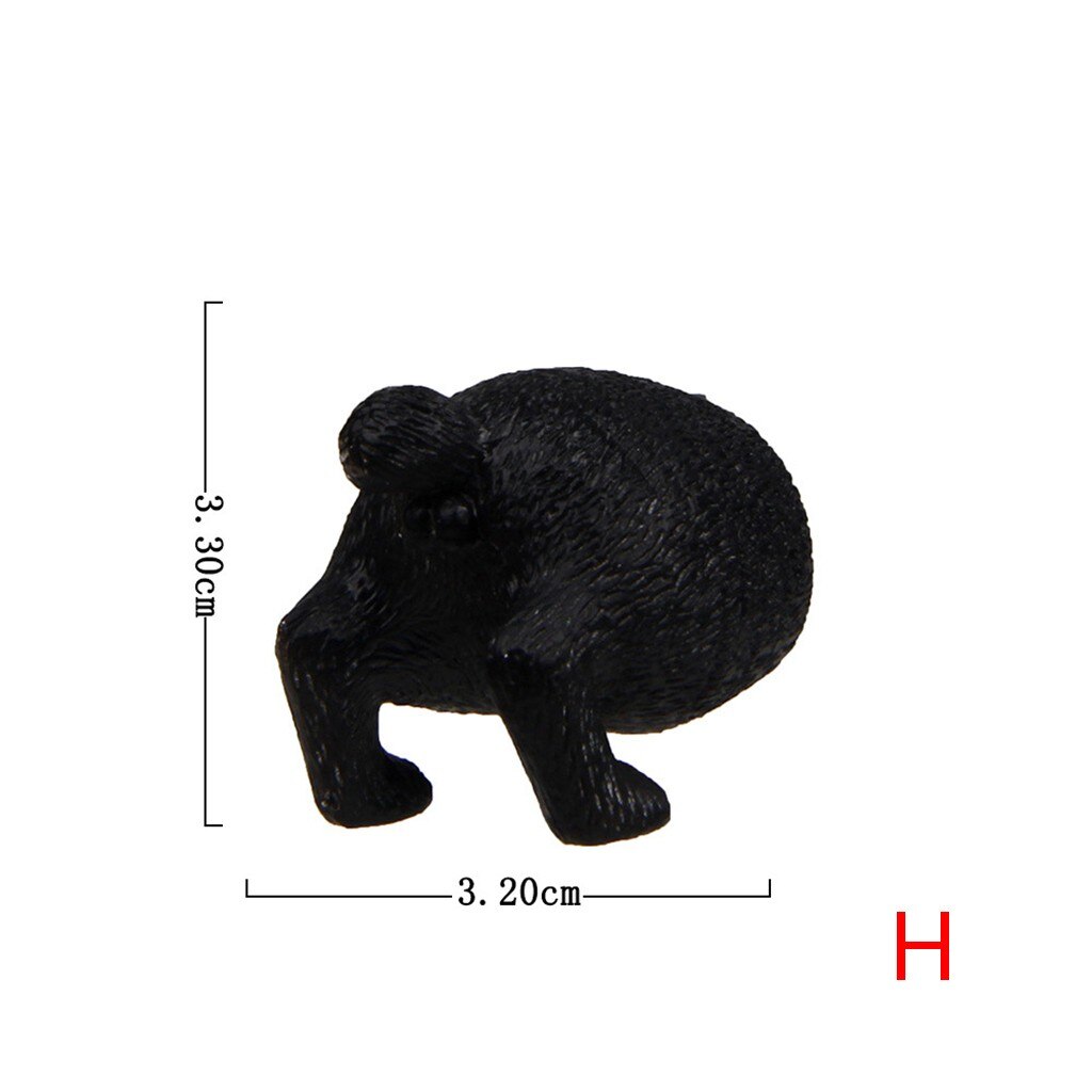 Fridge Magnet Sticker Funny Synthetic Resin Useful Key Holder Cat Ass 4 Pattern Cute Cat Ass Refrigerator Sticker: H