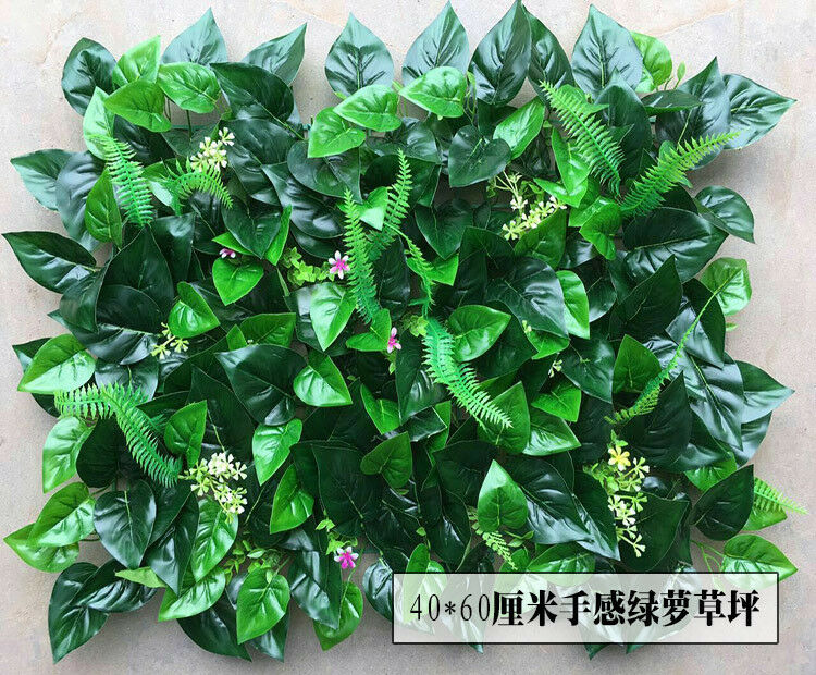 40*60cm Artificial Boxwood Hedges Panels Privacy Synthetic Balcony Fencing Ivy Fence Wall Home Garden Outdoor Decoration