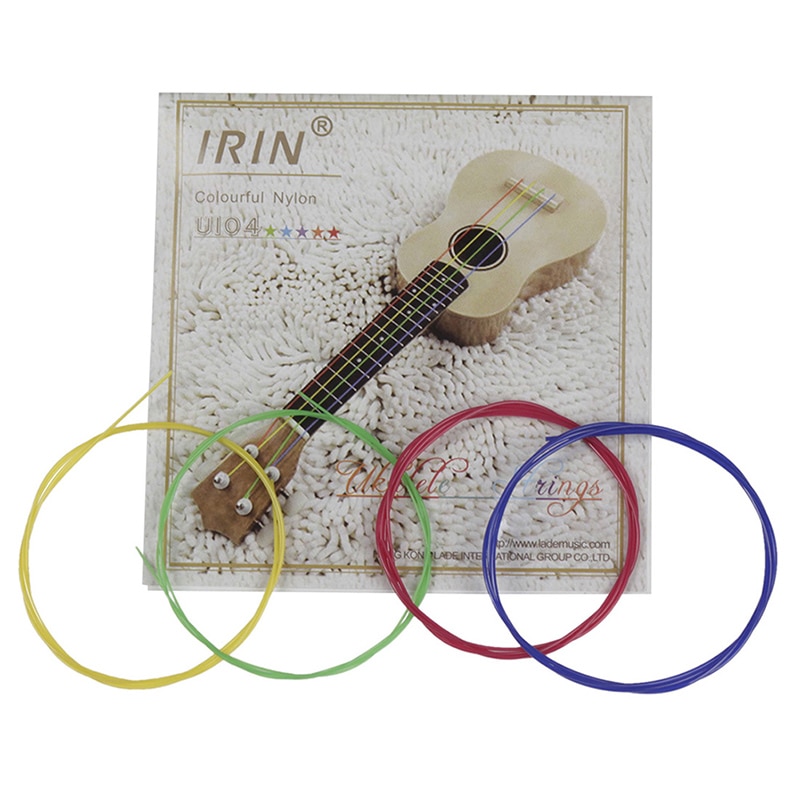 Nylon Rainbow Kleurrijke Ukulele Snaren Duurzaam Vervanging Deel Voor Ukulele Gitaar Muziekinstrument Accessoires 4/Set