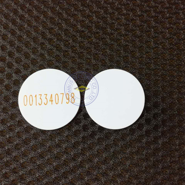 100Pcs 125KHz EM4100 ID RFID compatible cards diameter-25mm Printed number