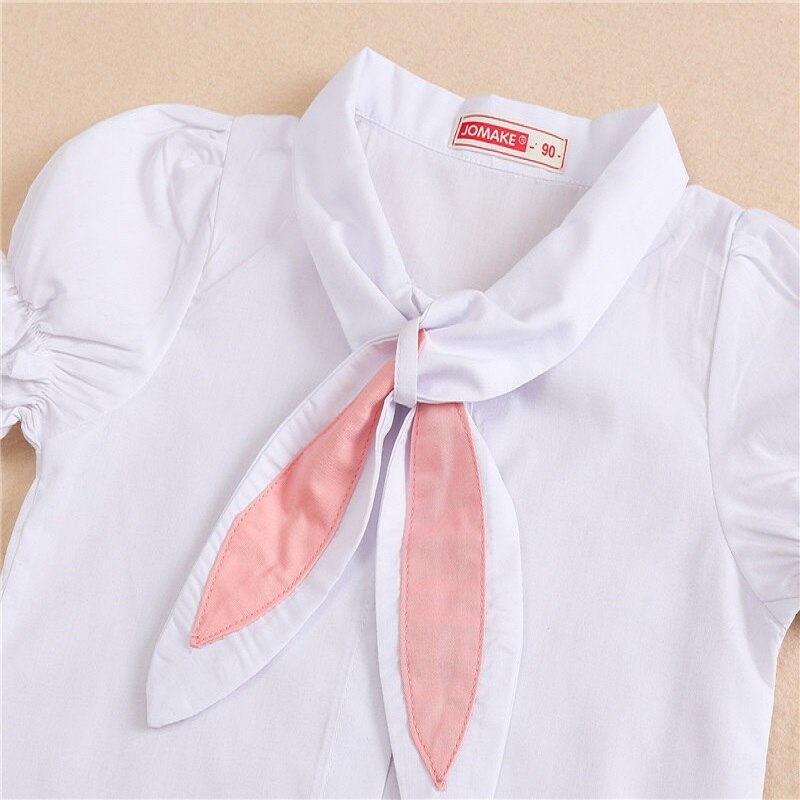 Shiny Toddler Little/Big Girl's Full Sleeve/Sleeveless Bow Tie Top