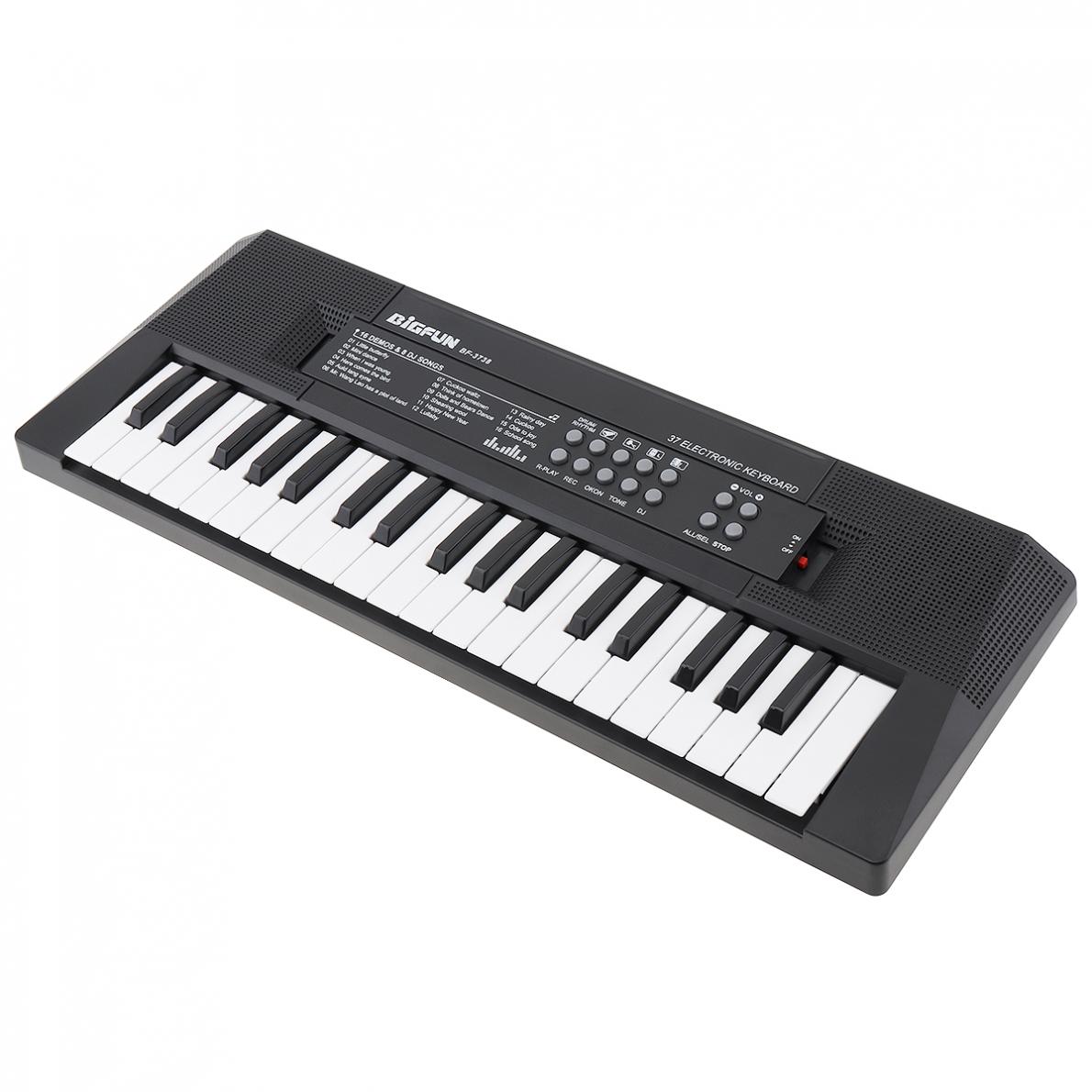 Electronic Organ 37 Keys Electronic Keyboard Piano Digital Music Key Board with Microphone Children Musical Enlightenment