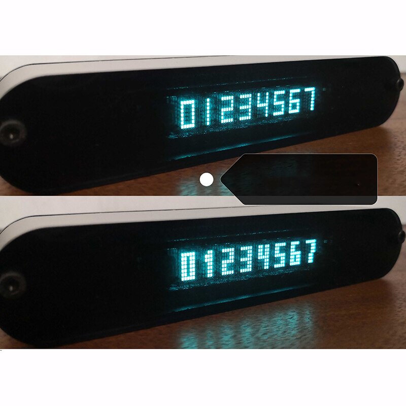 Screen Display Desktop VFD Clock ds3231 Digital LED Clock Home Clock Vacuum Fluorescent Display Power-off Memory