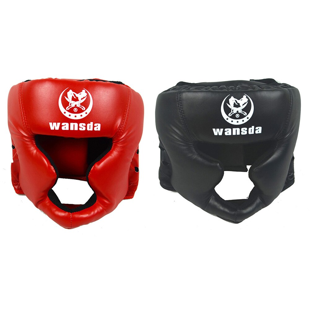 Kick Boxing Helmet for Men Women Children PU Boxing Head Guard Karate Muay Thai Fight MMA Judo Training Adults Kids Equipment