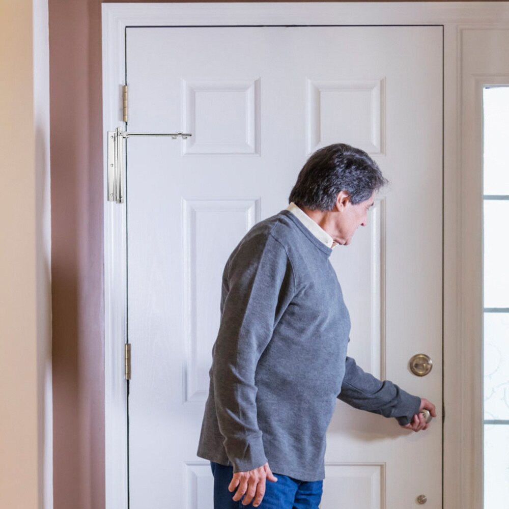 2pcs Metal Screen Door Closer Automatic Door Closer Adjustable Closing Speeds