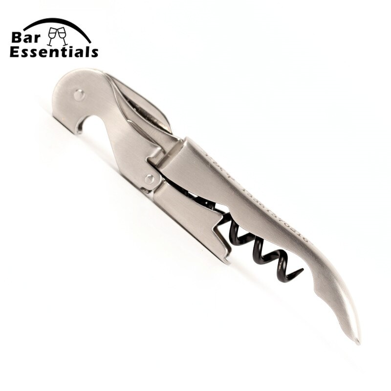 1Pc Roestvrij Plastic Wijn Schroef Corkscrew Opener Professionele Dubbele Scharnier Obers Wijn Fles Bier Cap Opener