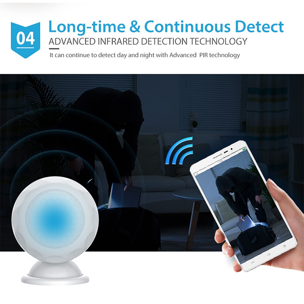 Z-wave PIR Motion Sensor +Temperature Home Automation Z wave Alarm System Motion Sensor EU 868.4MHZ home security TUYA smart