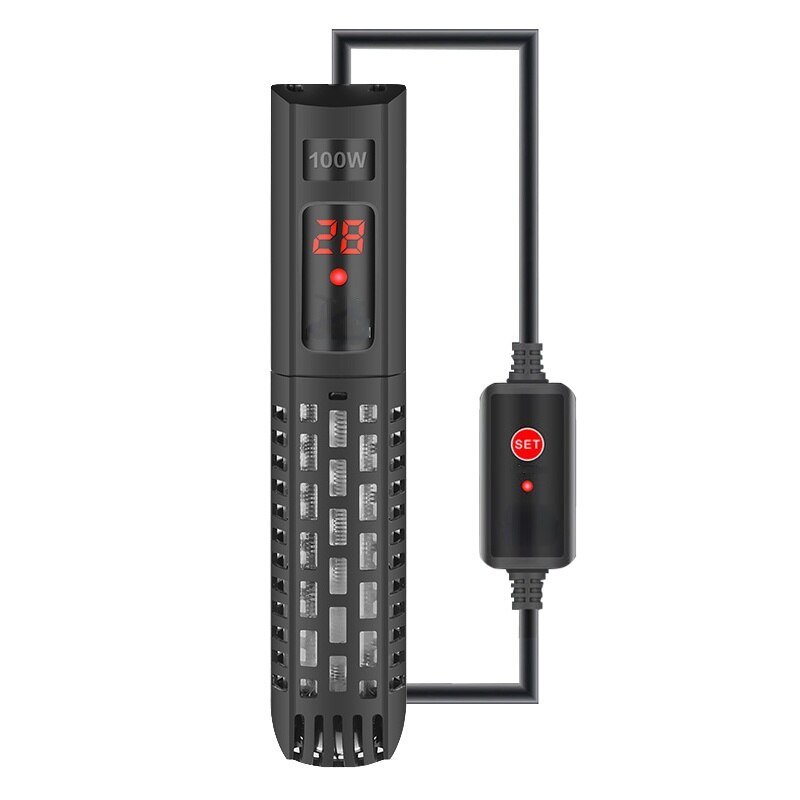 Aquarium Submersible Heater Fish Tank LCD Display Digital Adjustable Water Heating Rod Constant Temperature Control 500W