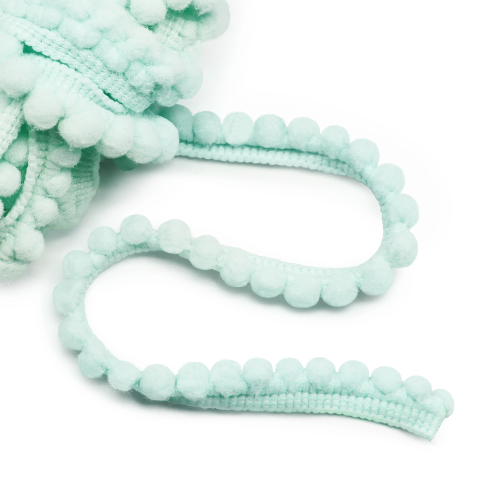 2 meter pompomkant boll pompom frans band sömnad spets virat tyg handgjorda hantverkstillbehör gör-det-själv: Antik koppar