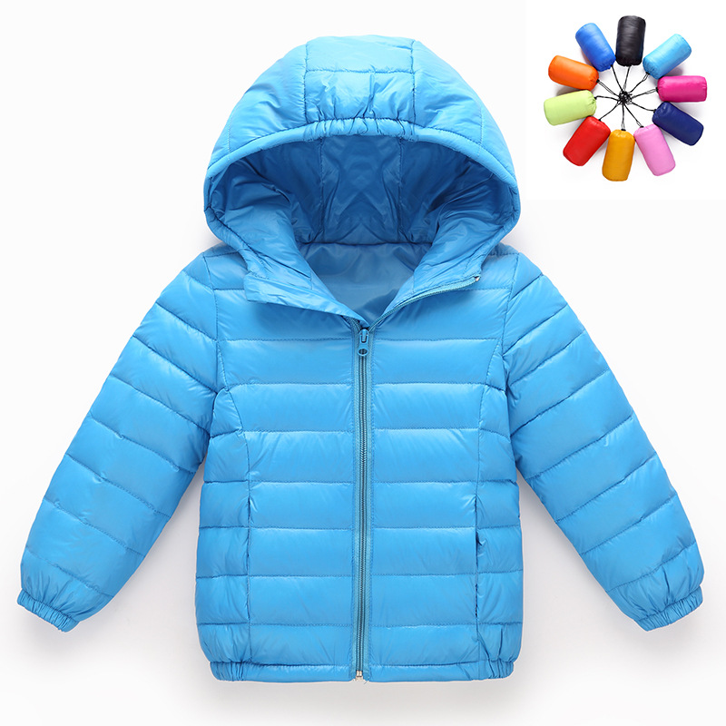 hiver garçons filles mince vers le bas coton manteau bébé enfants printemps automne doudoune enfants 3-11Y vêtements d'extérieur