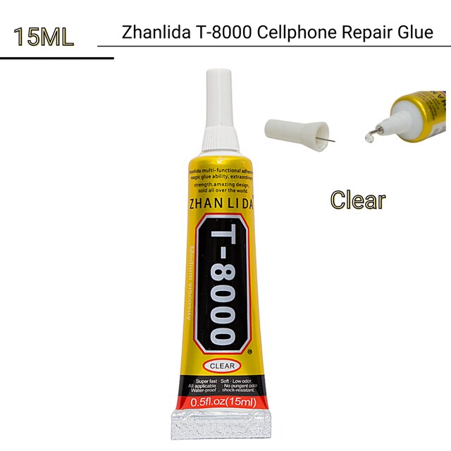 Freies Versand15ML Starken Klebstoff Wasserdichte Flüssigkeit praktisch Lcd Rahmen Reparatur Kleber: Zhanlida T8000 15ML