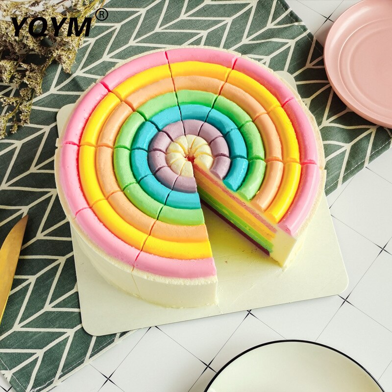 Silicone Chocolate Ring Mold For Planet Cake Base Halo Different Size Circle Mold For Fondant Cake Candy Clay Keychain Jewelry