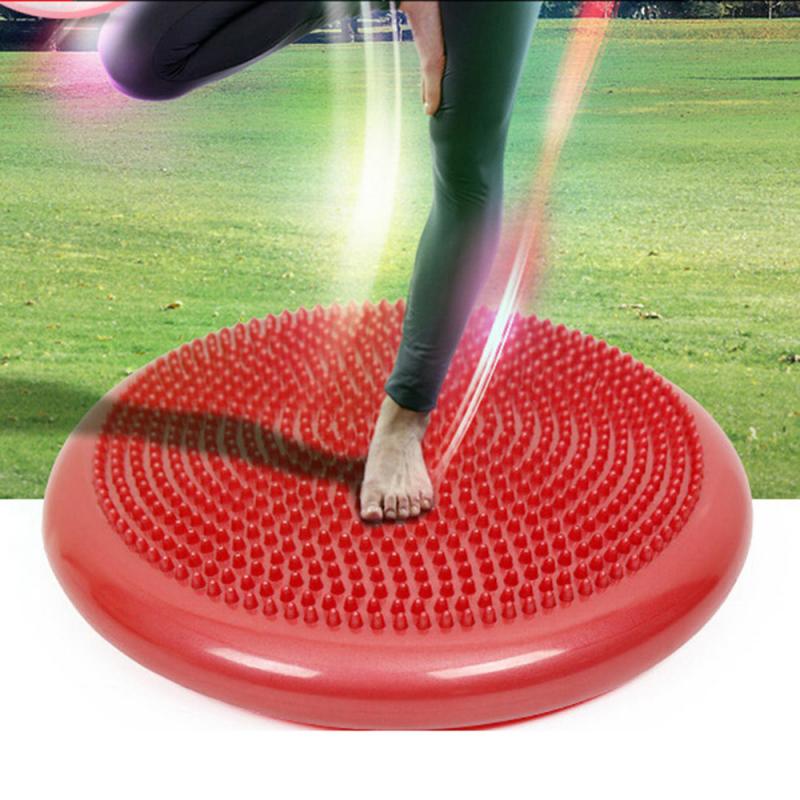 1Pc Punt Massage Bal Stress Relief Voet Back Body Spier Massage Kussen Mat Yoga Balans Kussen Met Luchtpomp