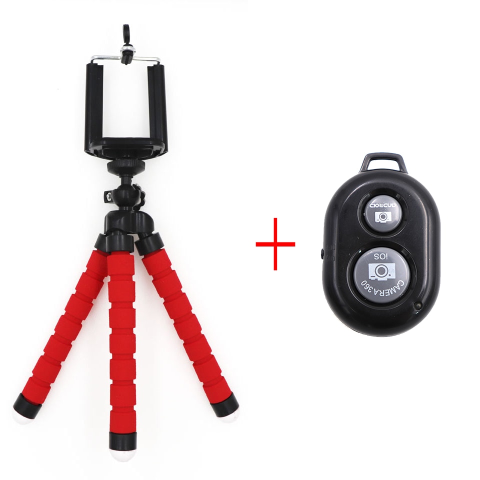 PULUZ-Mini trípode de esponja Flexible para iPhone, Samsung, Xiaomi, Huawei, teléfono móvil, Gopro 8, 7, 5, cámara