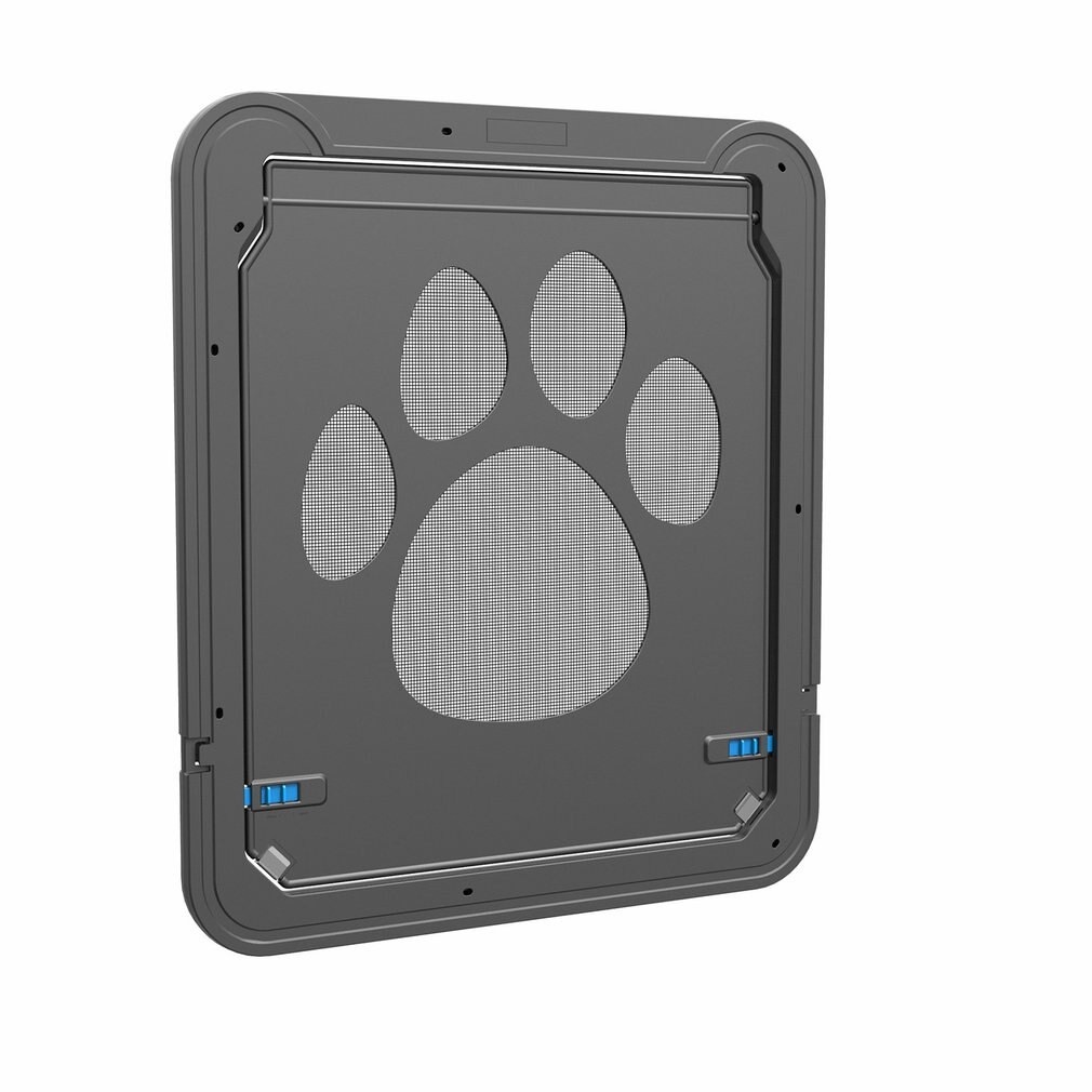 Pet Door Security Lockable Magnetic Screen Outdoor Dog Cat Window Door Stylish Beautiful Garden Easy To Install