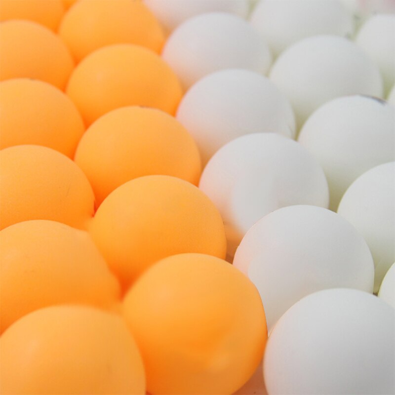 50- Pack Premium Ping Pong Balls Advanced Training Table Ball Lightweight Durable Seamless Balls Orange
