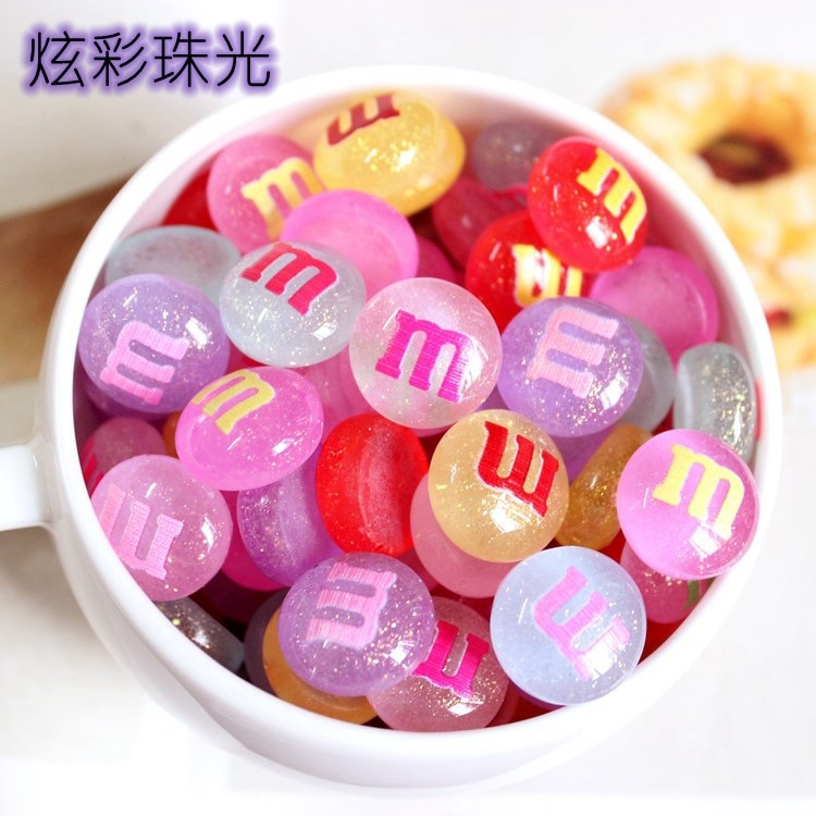 10 Pcs Slime Charm M Candy Polymer Clay Phone Case Decoration Accessory For Kids