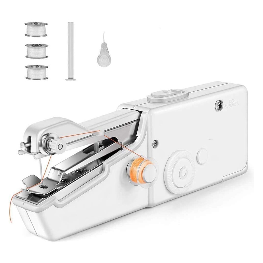 Handheld Sewing Machine Mini Electric Hand-Held Cordless Portable Sewing Machine Quick Repairing Quick Stitch Tool