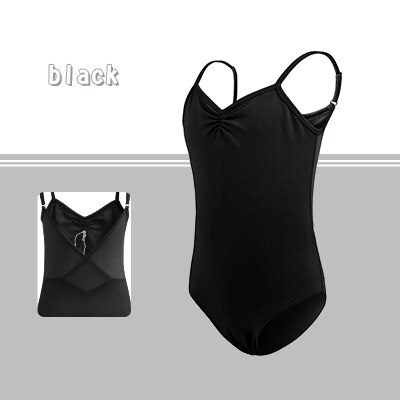 Leotardo de Ballet para niñas, camisola con tirantes finos, leotardo de baile de Color caramelo, trajes de Ballet con espalda baja, mono de baile gimnástico para niños: XL / Oro