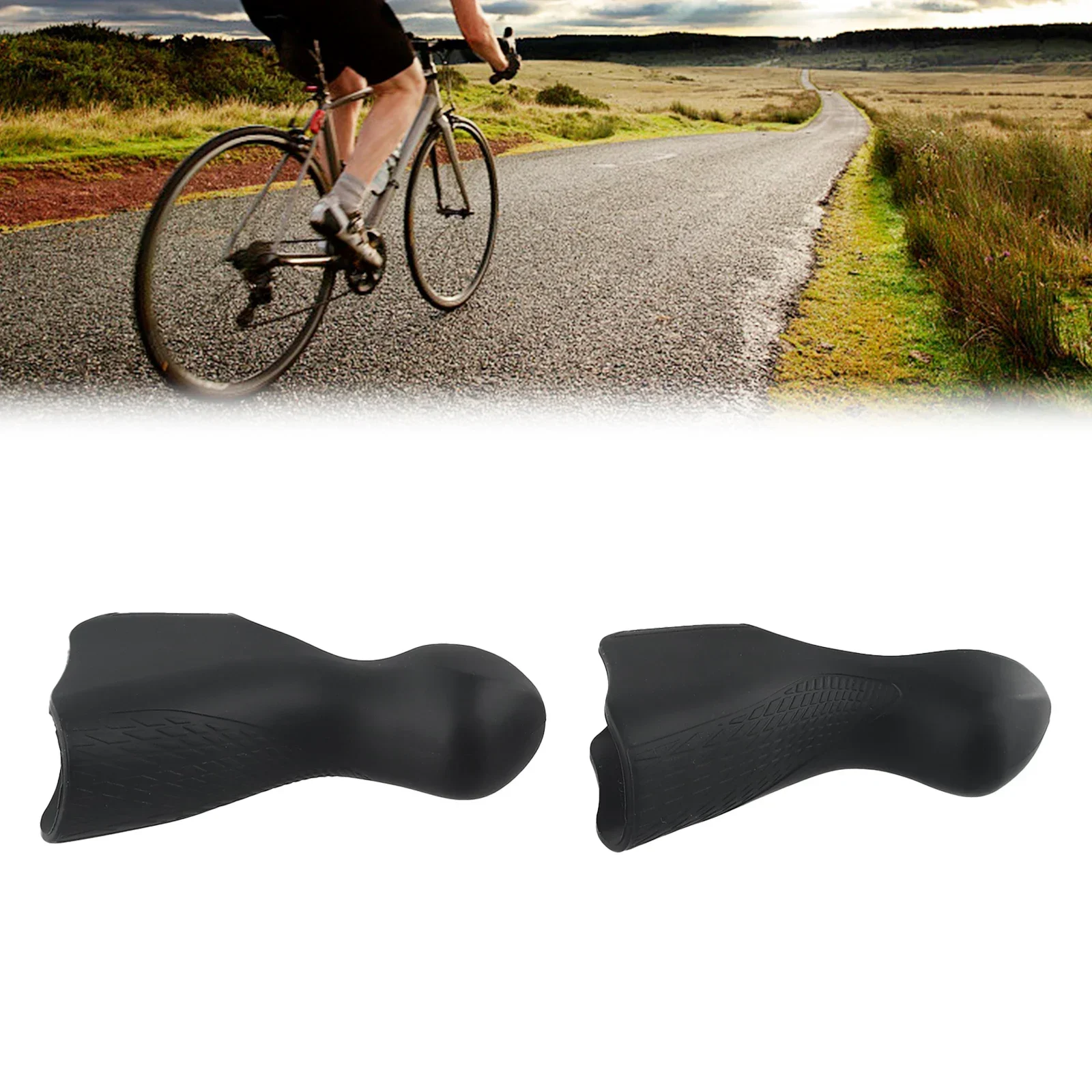 1 Stuks Fiets Remhendel Kappen Rubber Voor Shimano St-5700 105 Versnellingspook Cover Snelweg Fiets Accessoires