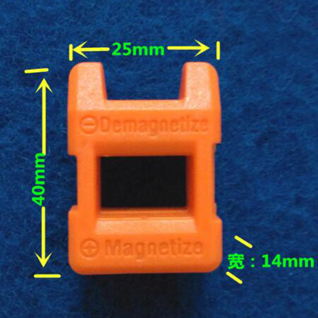 Mini - hurtig 2 in 1 magnetizer demagnetizer værktøj skruetrækker magnetisk farve send tilfældig