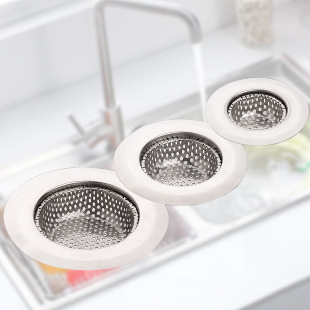 7/9/11cm Gootsteen Zeef Afvoer Gat Filter Val Spoelbak Zeef Badkamer Wastafel keuken Rvs accessoires