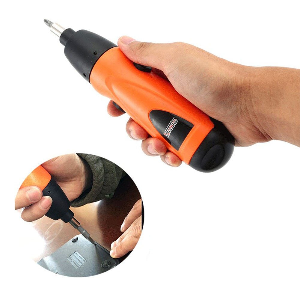 Detachable Handheld Battery Operated Mini Cordless With 11pcs Bits Household Electric Screwdriver Kit Switch Power Tool