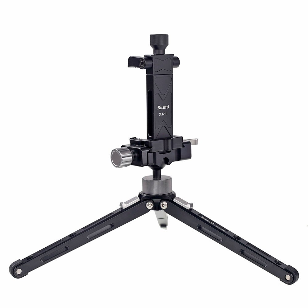 XILETU XJ-11High Bearing Desktop Bracket Mini Tabletop Tripod and Ball Head For DSLR Camera Mirrorless Camera Smartphone