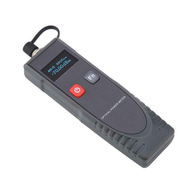 WT65 Optical Power Meter Digital Power Factor Meter, -70-6DBm with 6 Optic Wave Length, Portable Fiber Optic Cable Tester with F