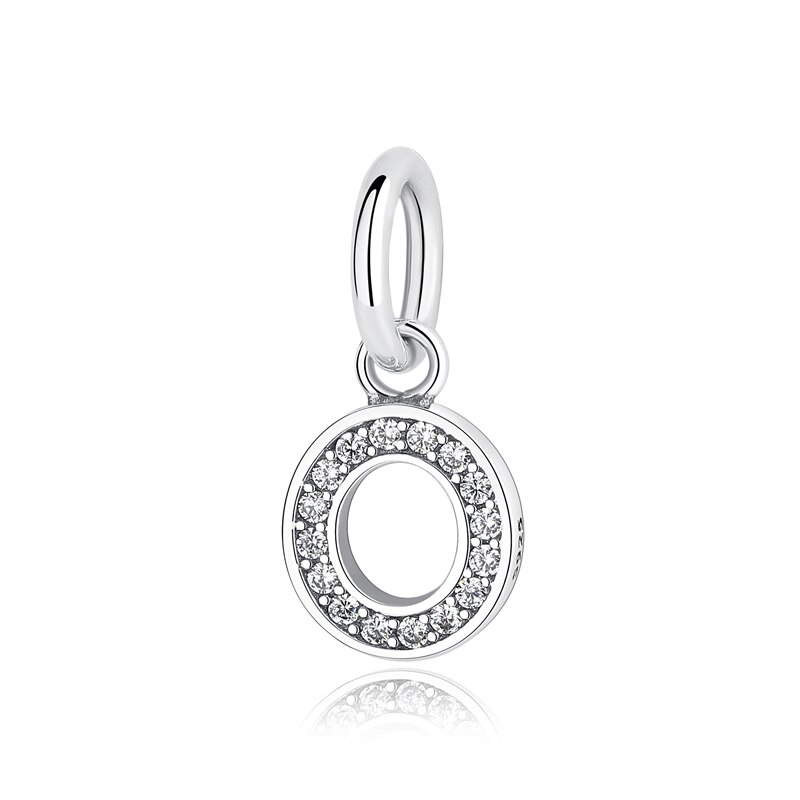 Original 100% 925 Sterling Silver Charm Bead Number One Nine Pendant Charms Fit Bracelets Necklaces Diy Women Jewelry: 0