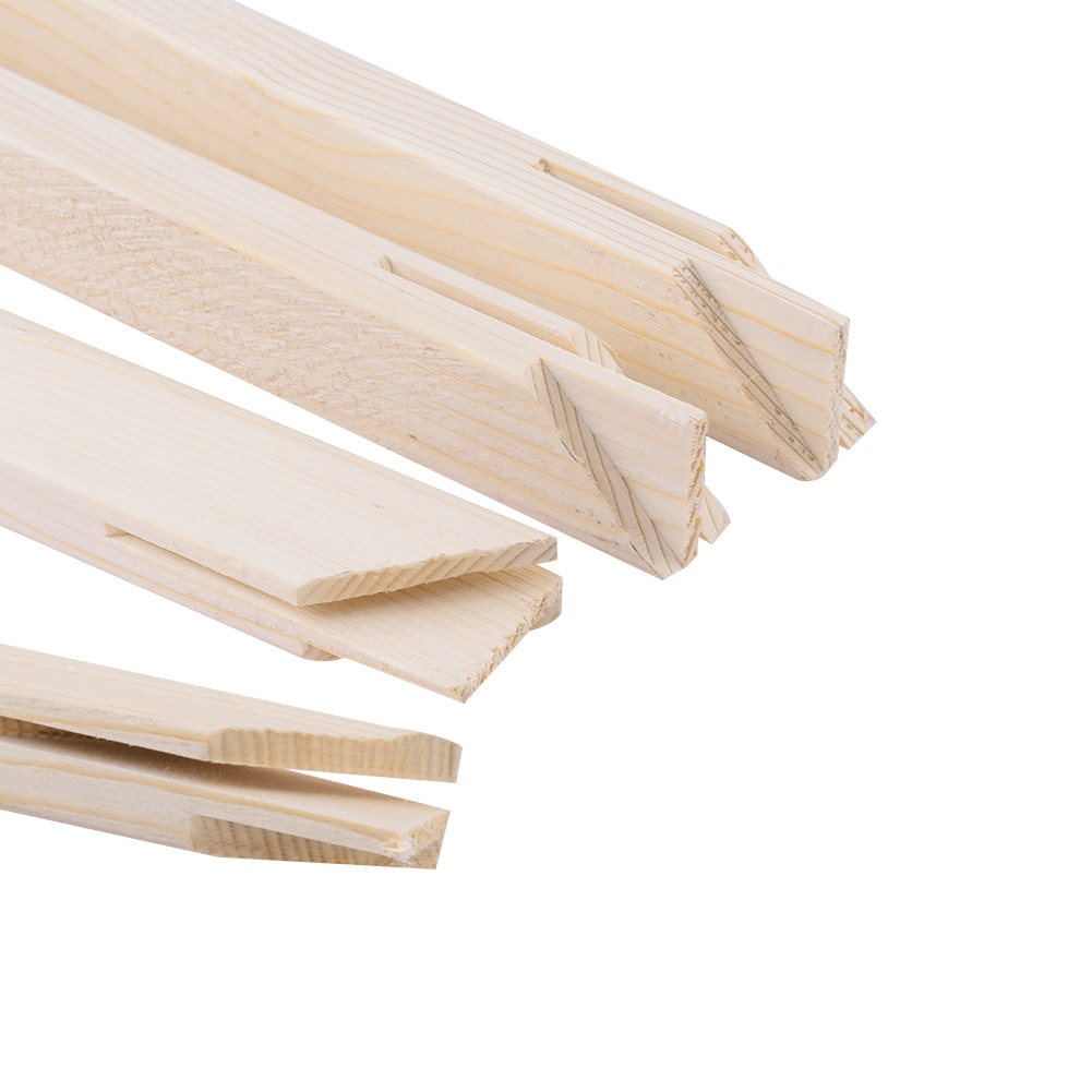 2 st miljövänlig canvas bår ram diy massiv träram kit heminredning (ett canvas ramsystem behöver 4 st)