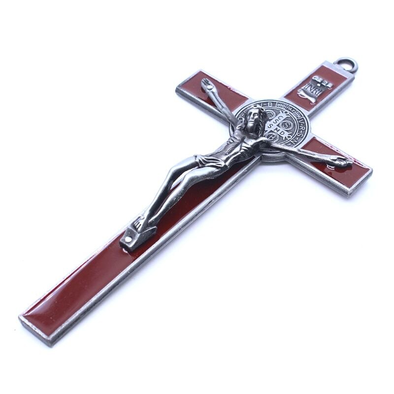 Kerk Relikwieën Jezus op de Stand Cross Muur Kruisbeeld Antieke Huis Kapel Decor: 5
